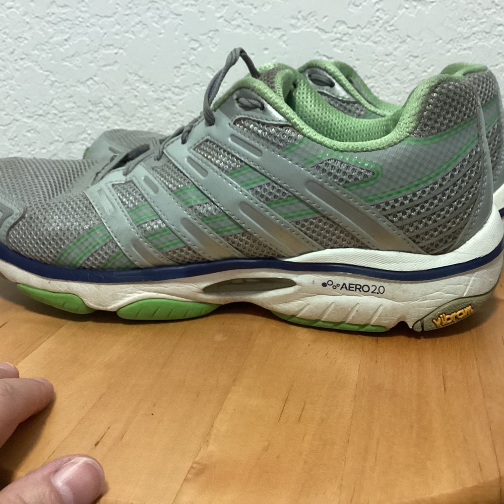 Abeo Sydney Womens Gray‎ Green Vibram Athletic Walking Running Shoes Size 10 - Picture 13 of 16